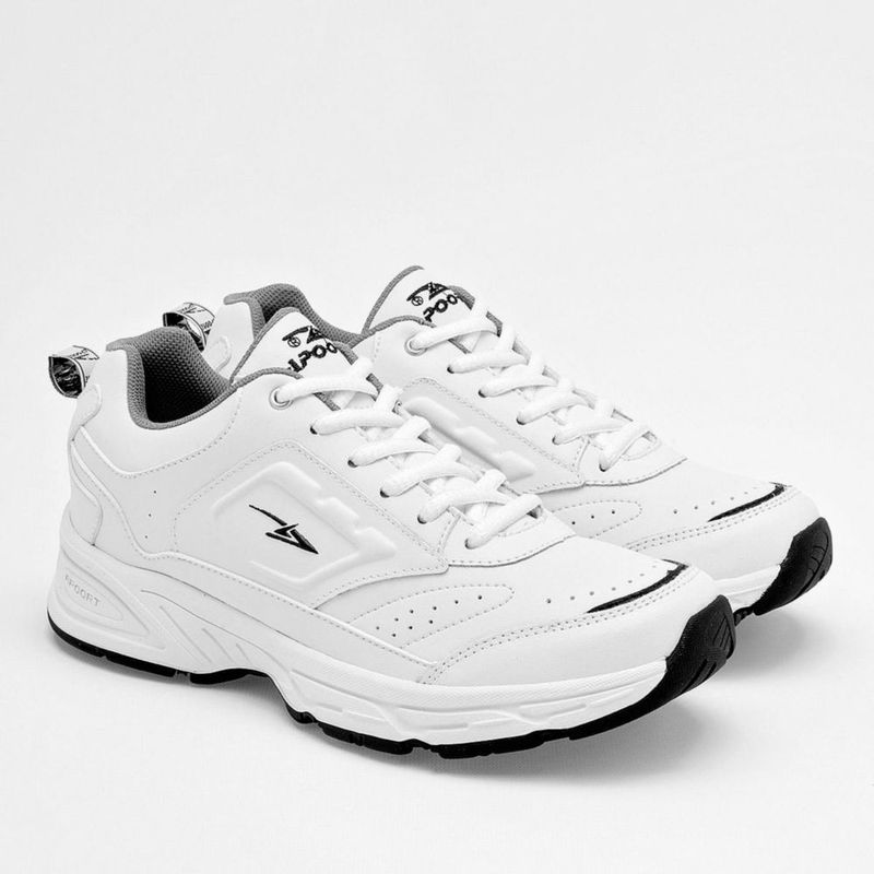 DEPORTIVO CORRER Y SPORT APOORT 960 BLANCO NEGRO TACON 4 cm