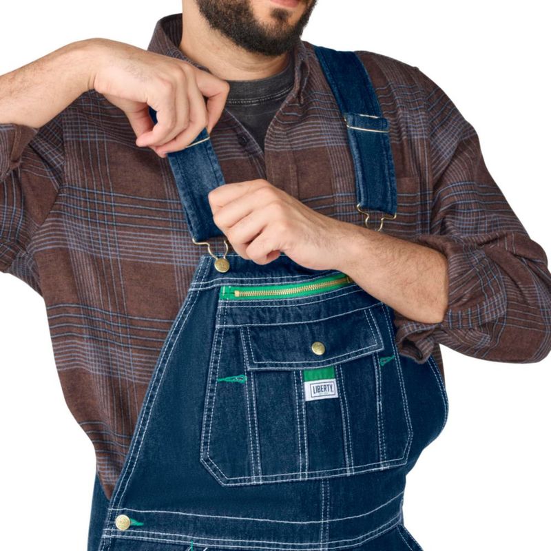 Overoles Liberty 42/28 de denim lavado a piedra