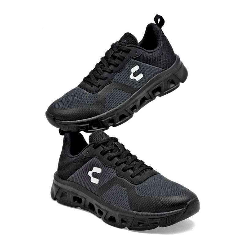 DEPORTIVO CORRER Y SPORT CHARLY 1087710004 GRIS NEGRO