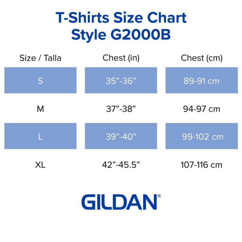 Camiseta juvenil Gildan G2000B Ultra Cotton blanca paquete de 12 talla XL