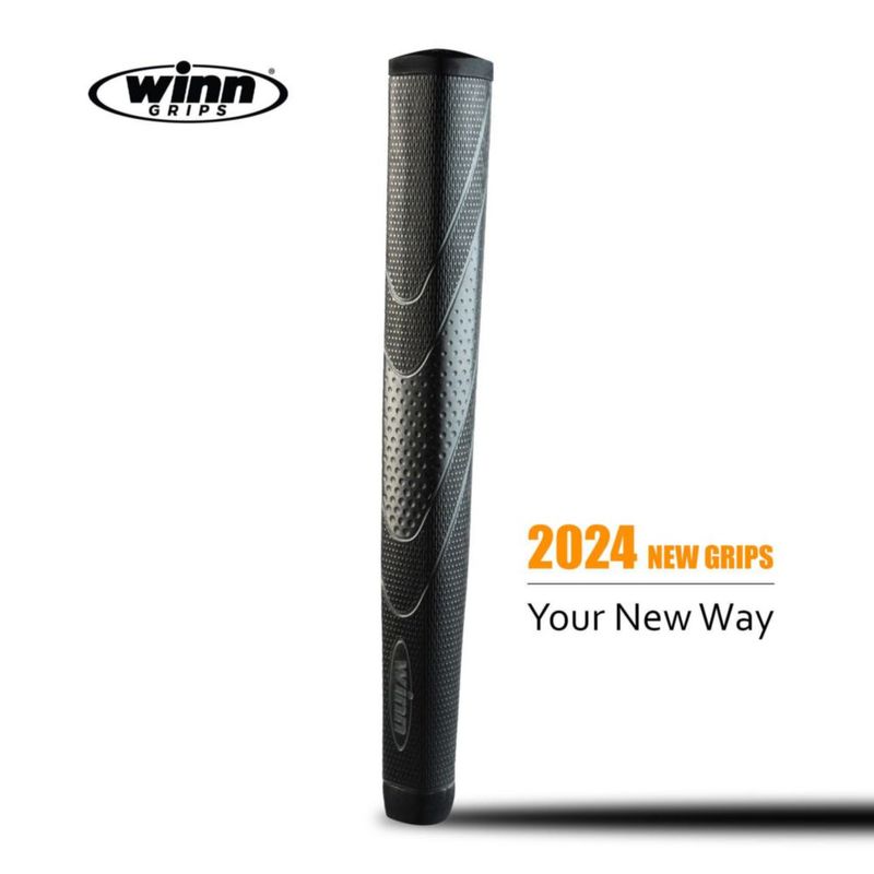 Empuñadura para Putter Winn Jumbo Lite Pistol Black 2024