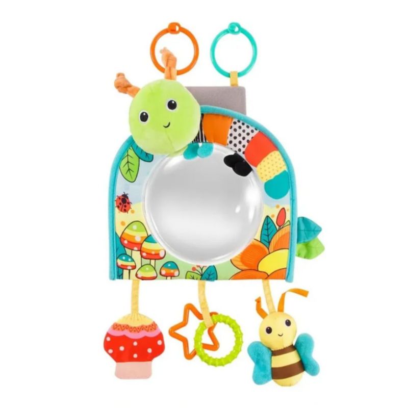 Espejo De Juego Para Bebé Tipo , Color  Verde Gusano