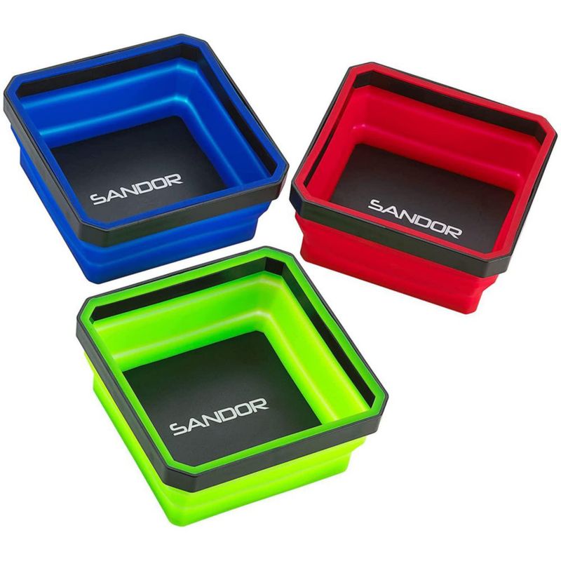 Bandeja de Piezas SANDOR Plegable 11 cm (Pack de 3)