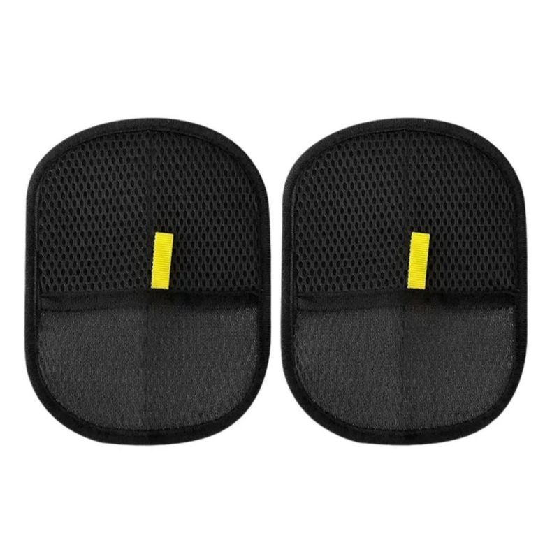 2pz Guante Cepillo Quita Pelo Removedor Pelusa, Color Negro