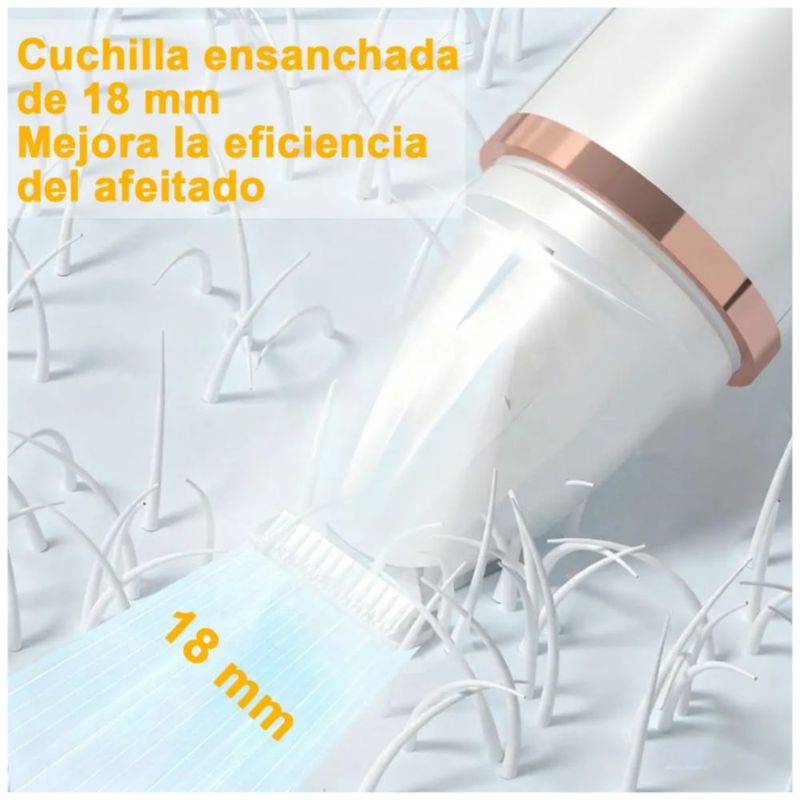 Lima  de Uñas+Cortapelos Rasuradora para  mascotas, Color Blanco