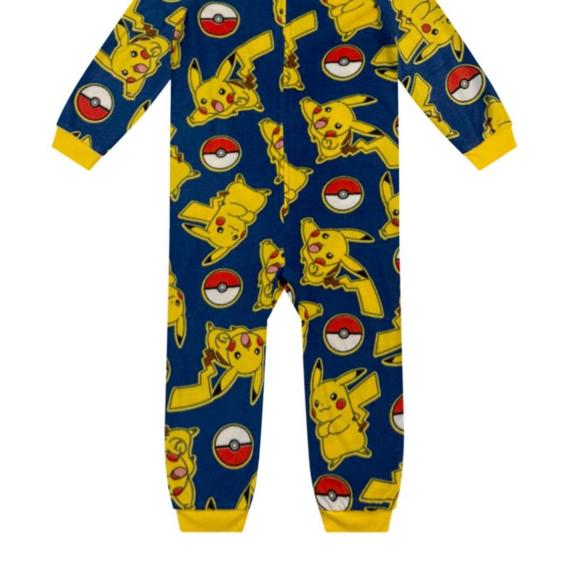 Pijama Pokémon para Niños – Mono con Cremallera y Capucha (Disfraz)