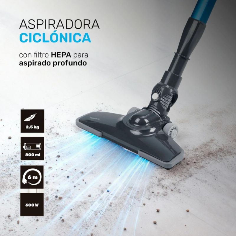 Aspiradora Taurus Liberty 3 en 1 Ciclónica 600W
