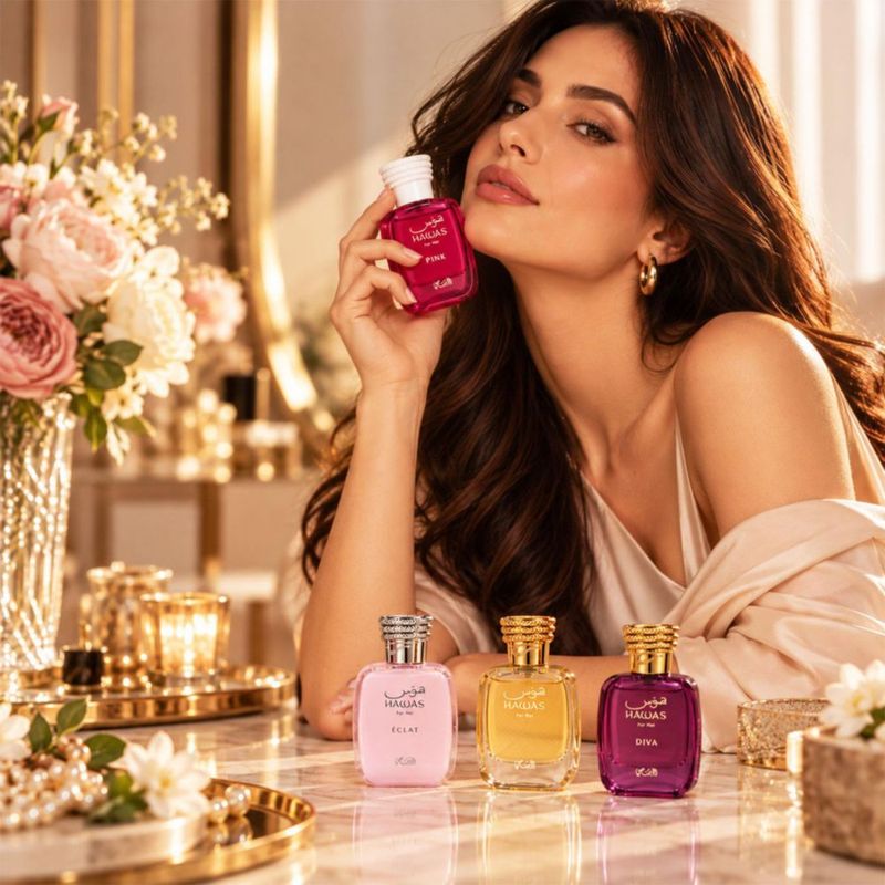RASASI Set 4 Perfumes Hawas for Her Mujer Fragancia Arabe Eau Parfum 30ml
