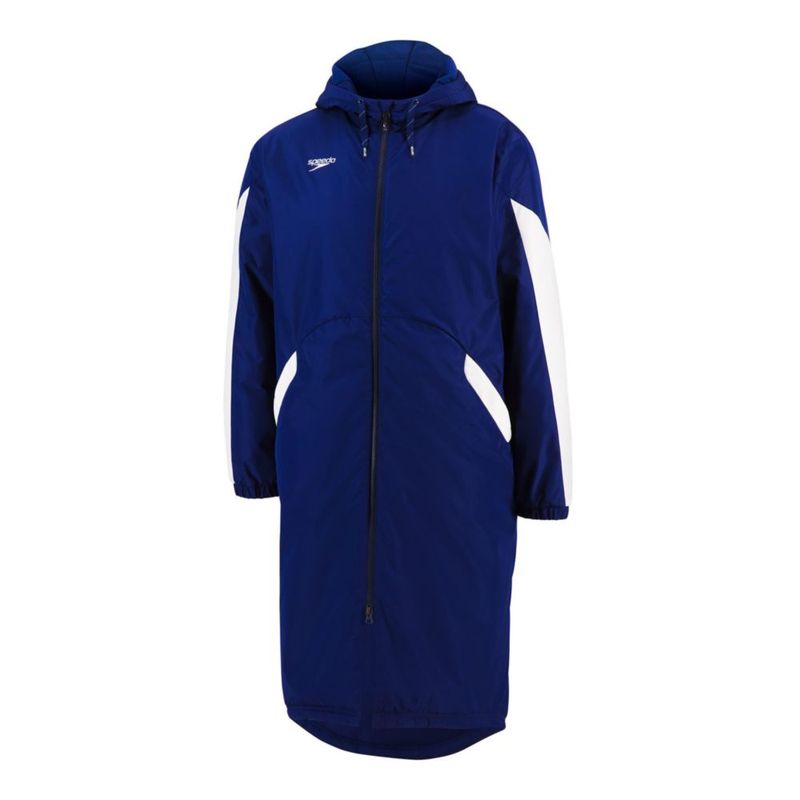 Abrigo Speedo Standard Parka con Forro Polar Azul Marino Talla Mediana