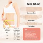 Faja Abdominal KeaBabies 3‑en‑1 Postparto M/L Gris Místico