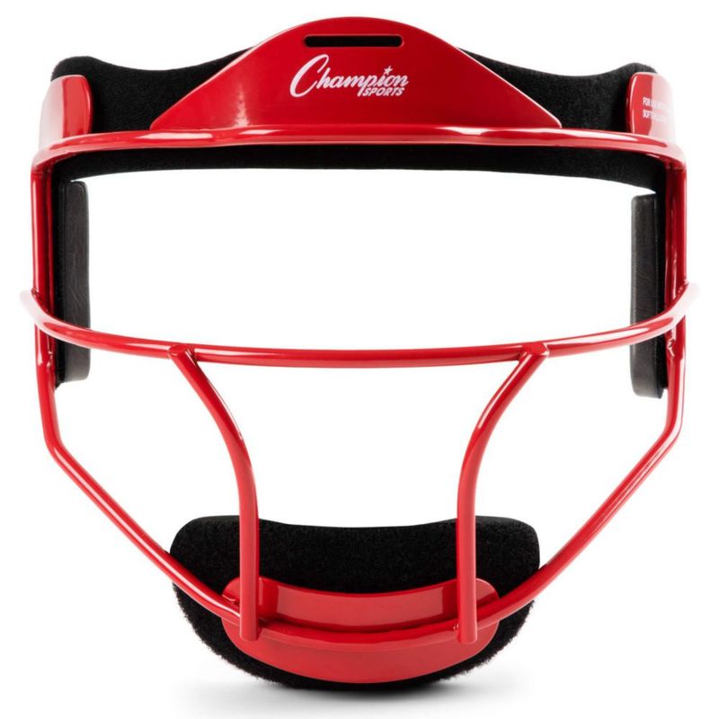 Máscara facial Champion Sports 16‑18 cm rojo para jóvenes
