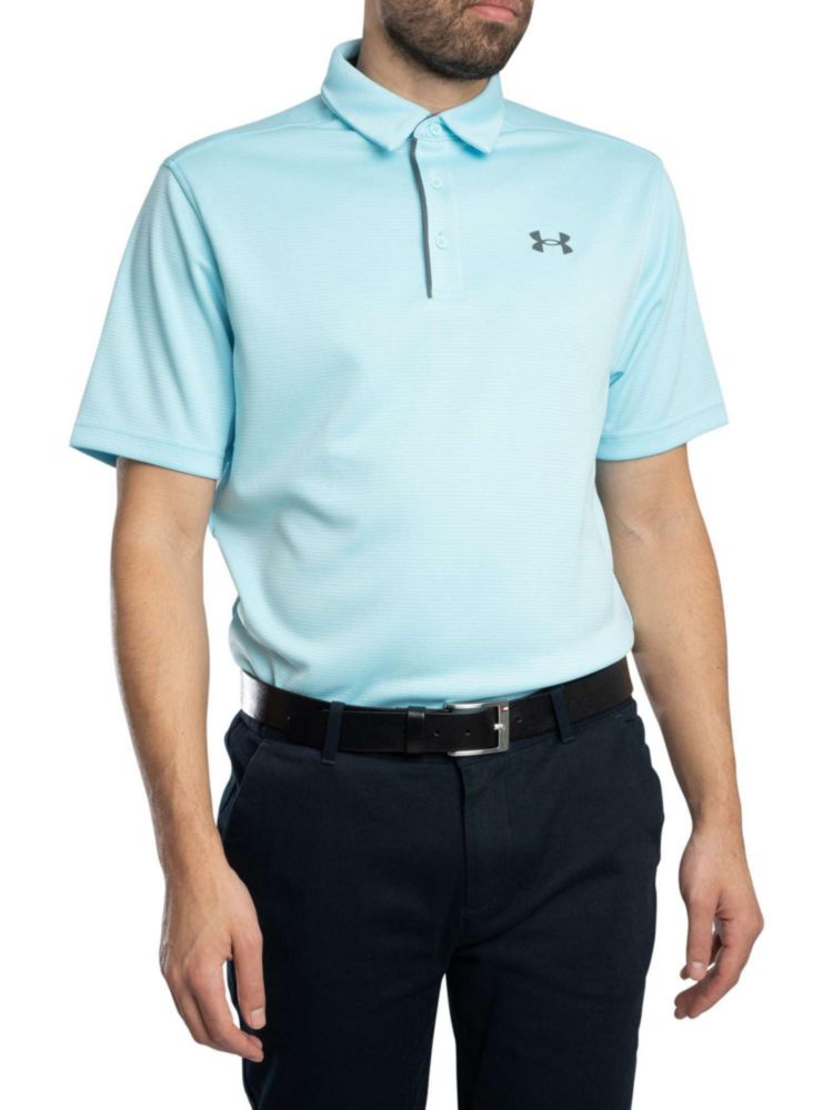 Polo de Golf Under Armour Hombre XXL Gris Pitch/Stream