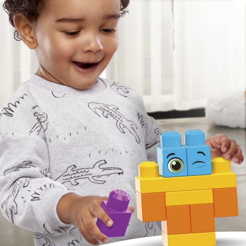 Bloques de juguete Mega Bloks First Builders 150 unidades azules