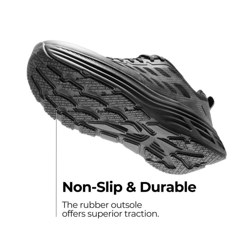 Zapatillas NORTIV 8 27 cm negras para hombre – caminata y running