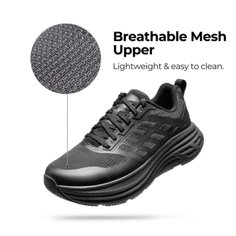 Zapatillas NORTIV 8 27 cm negras para hombre – caminata y running