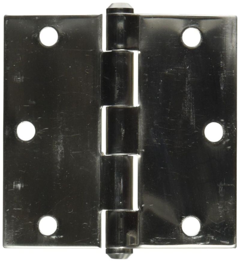 Bisagra de puerta NATIONAL MFG/SPECTRUM BRANDS HHI N830-275 9 cm acero inoxidable