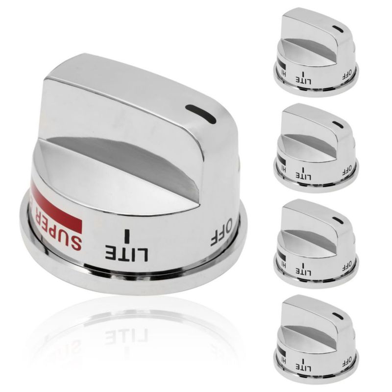 Perillas para Estufa de Gas M Motico LG LRG30355ST - Pack de 5