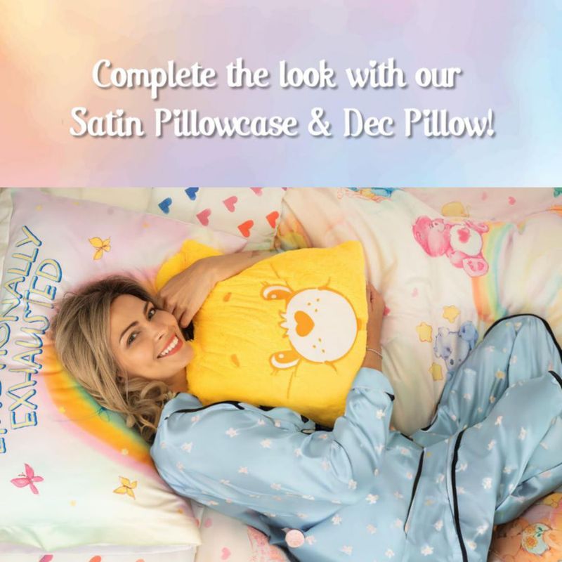 Juego de ropa de cama Franco Twin Care Bears de 5 piezas