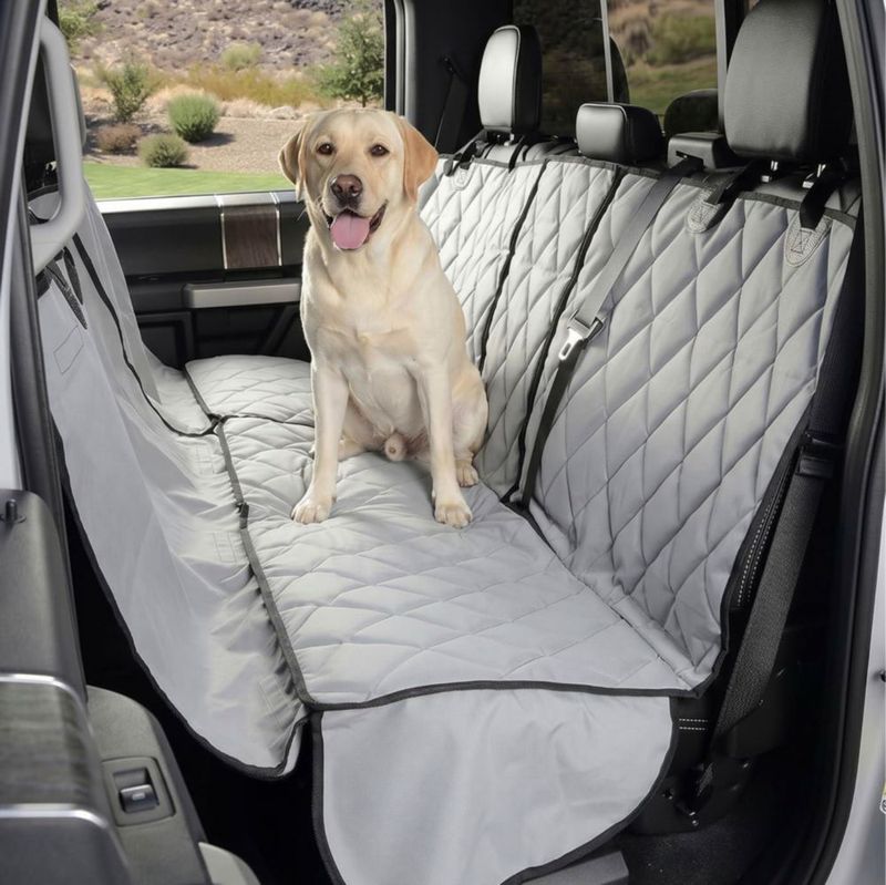 Funda de Asiento para Camión 4Knines Cabina Doble Gris Impermeable