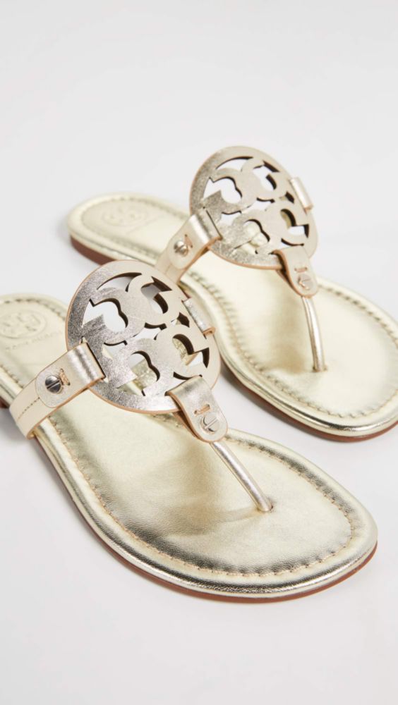 Sandalia Tory Burch Miller Spark Gold talla 7 US