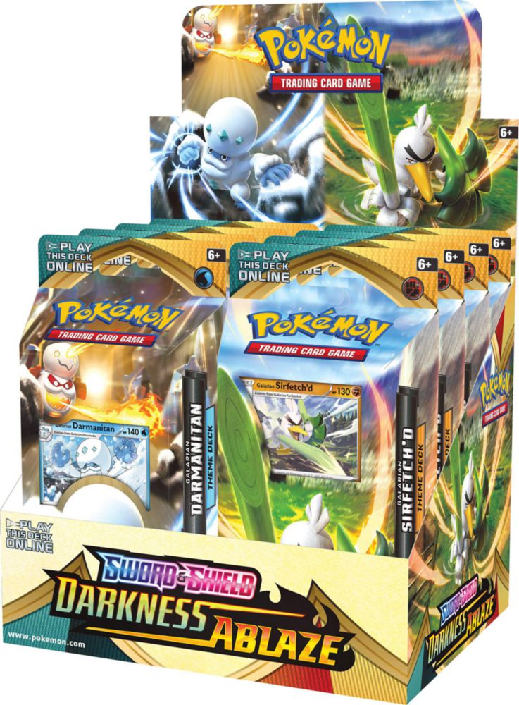 Mazo temático Pokémon TCG Sword & Shield Darkness Ablaze