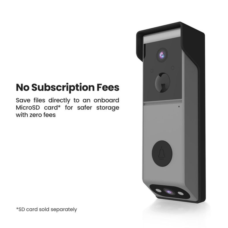 Cámara de timbre inteligente Feit Electric 1080p WiFi con batería