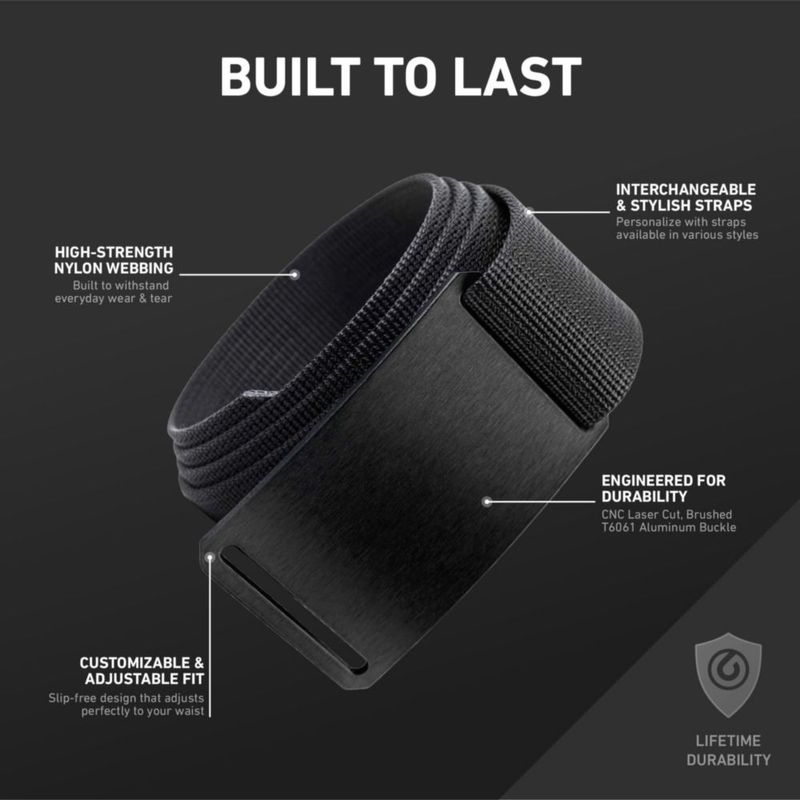 Cinturón táctico GRIP6 mediano 86‑89 cm nylon de alta resistencia
