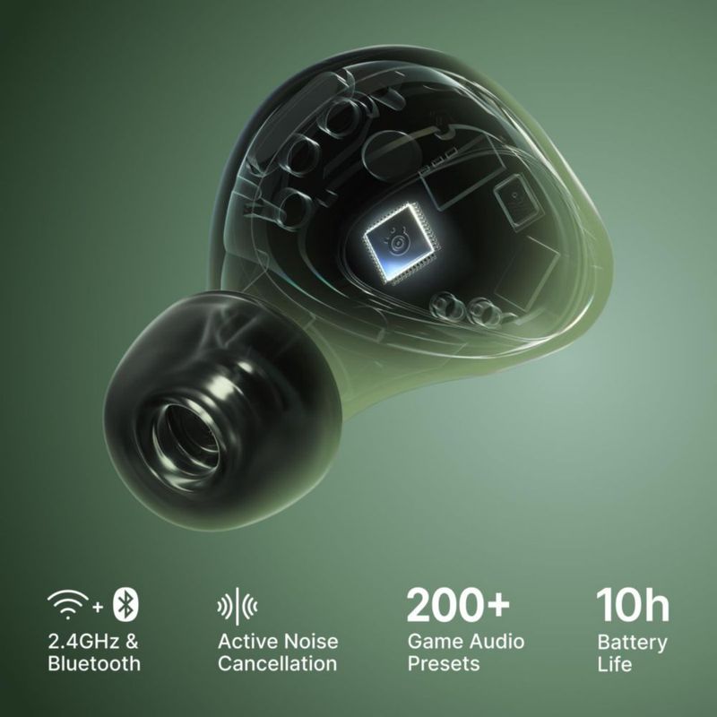 Auriculares SteelSeries Arctis GameBuds Matcha Inalámbricos