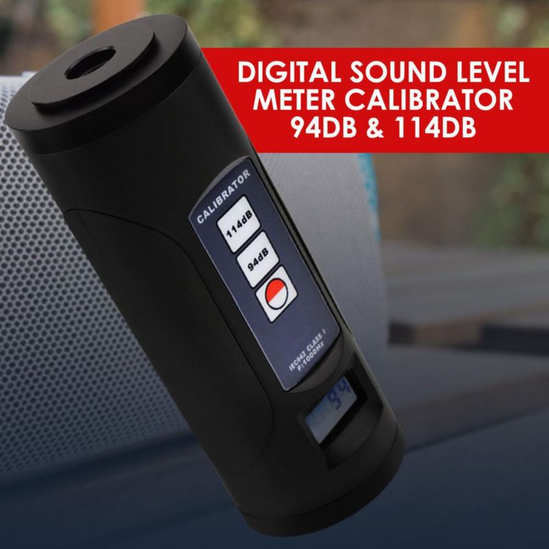 Calibrador de sonómetro Gain Express 94 dB/114 dB 1/2"/1"