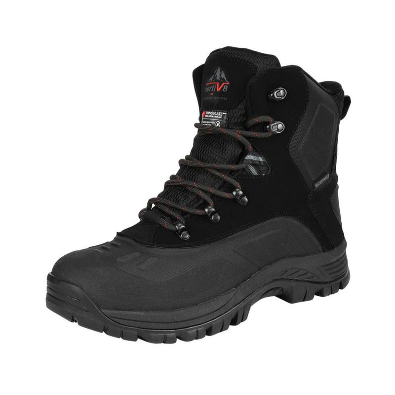 Botas NORTIV 8 Impermeables para Senderismo y Nieve - Negro