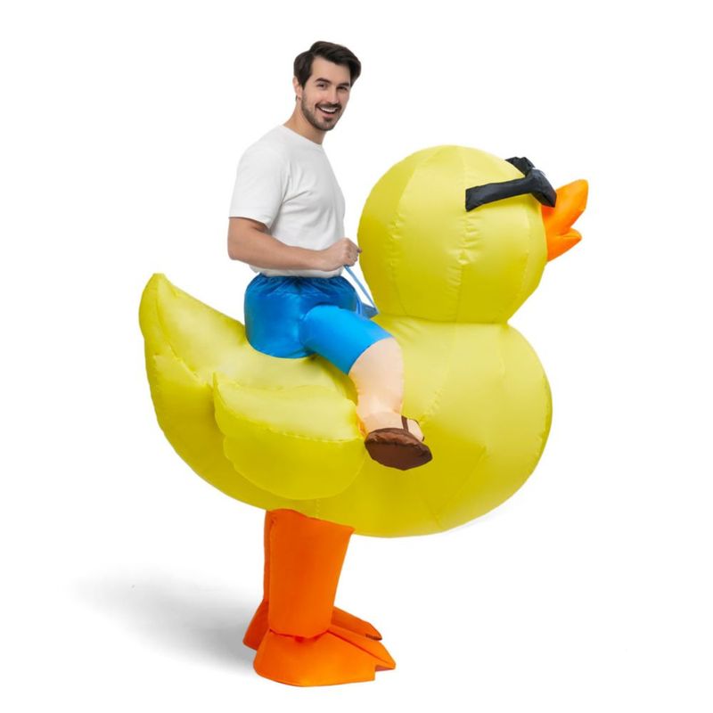 Disfraz inflable de pato para montar 191 cm XL – Spooktacular Creations
