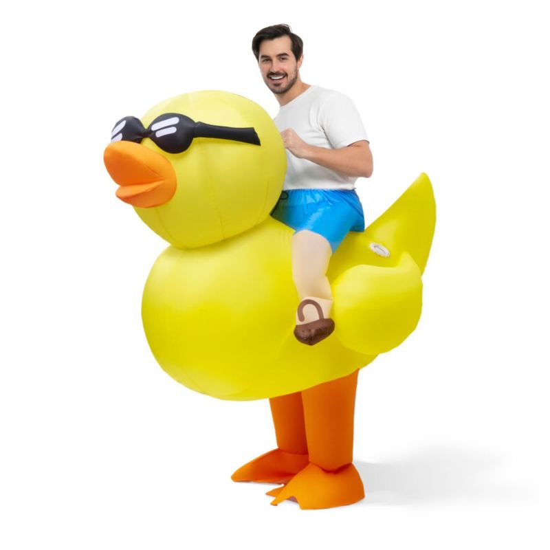 Disfraz inflable de pato para montar 191 cm XL – Spooktacular Creations