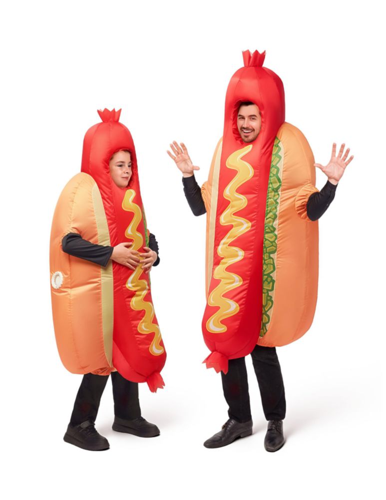 Disfraz inflable de perrito caliente Spooktacular Creations 130‑150 cm