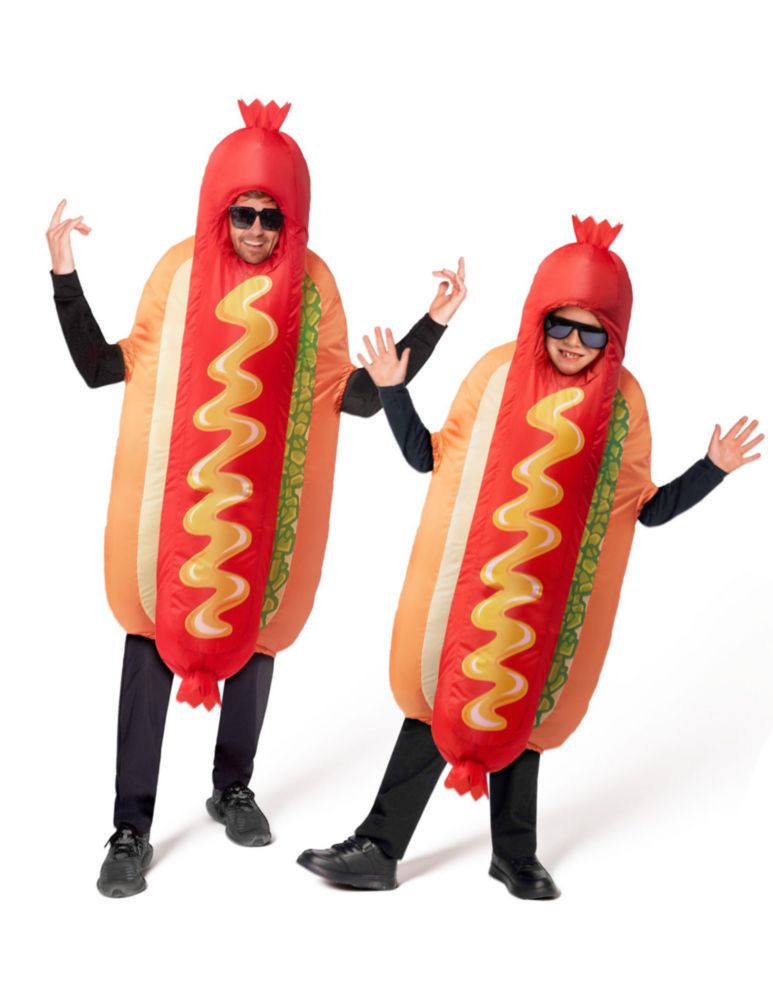 Disfraz inflable de perrito caliente Spooktacular Creations 130‑150 cm