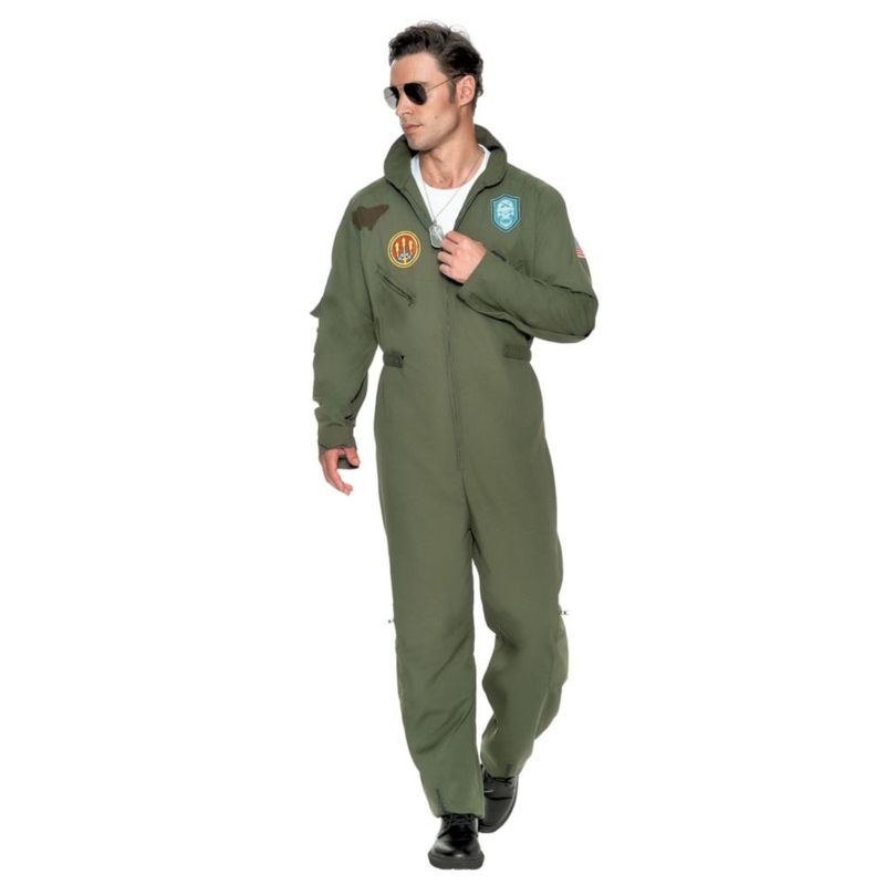 Disfraz de traje de piloto Spooktacular Creations - Talla grande
