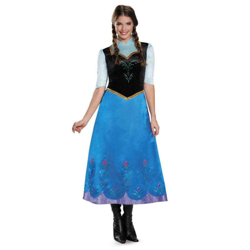 Disfraz de Anna Deluxe para Adultos – Talla Pequeña
