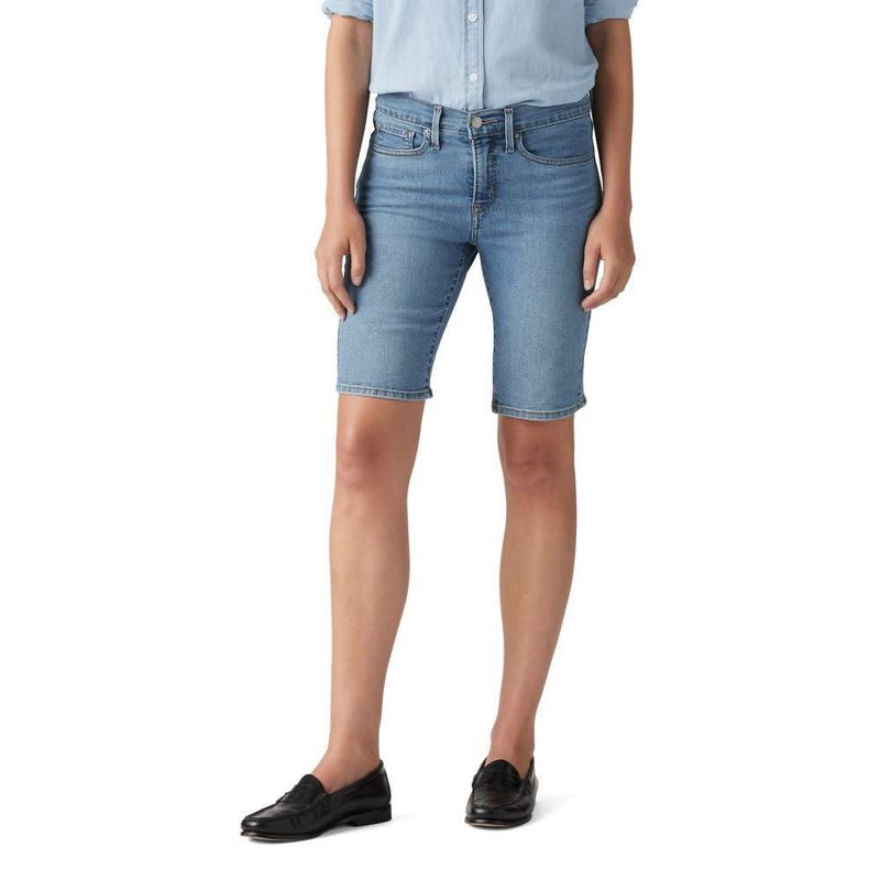 Bermudas Levi's 29 Camp Denim Modeladoras para Mujer