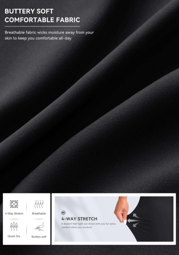 Pantalones jogger G Gradual XL Negro con bolsillos con cremallera