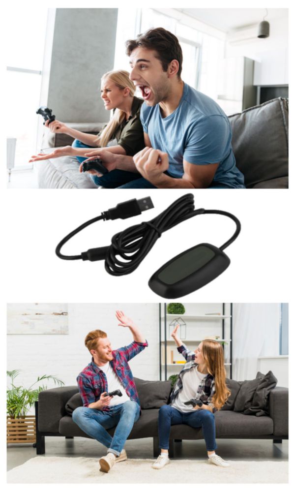Adaptador USB Inalámbrico KUJOBUY para Xbox 360 y PC