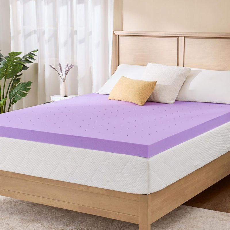 Sobrecolchón MLILY 8 cm de espuma con infusión de lavanda