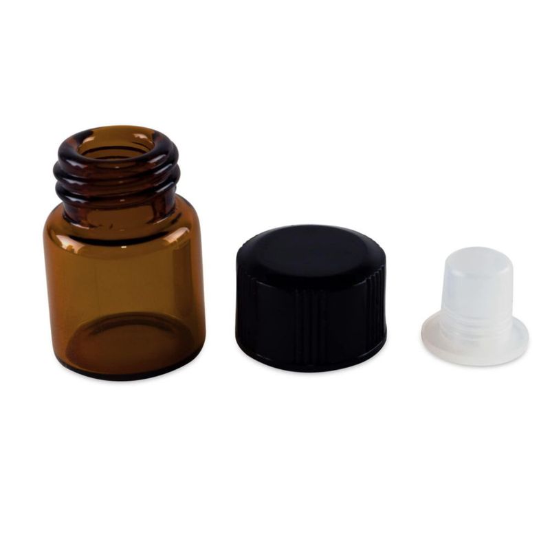 Botellas Super Z Outlet de 1 ml Vidrio Ámbar (Pack de 12)