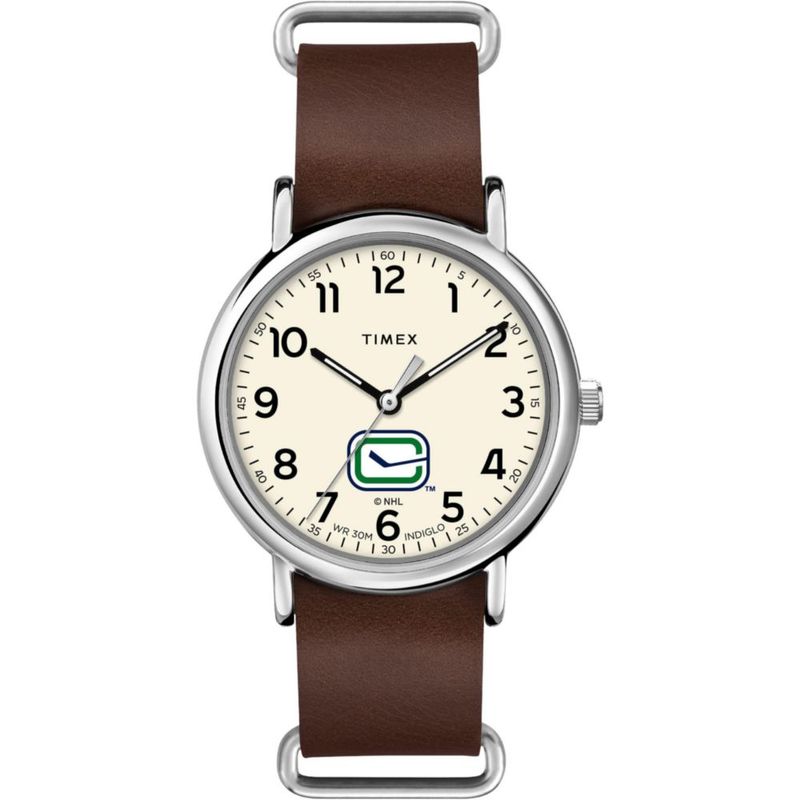 Reloj Timex 40 mm NHL Vancouver Canucks de cuero
