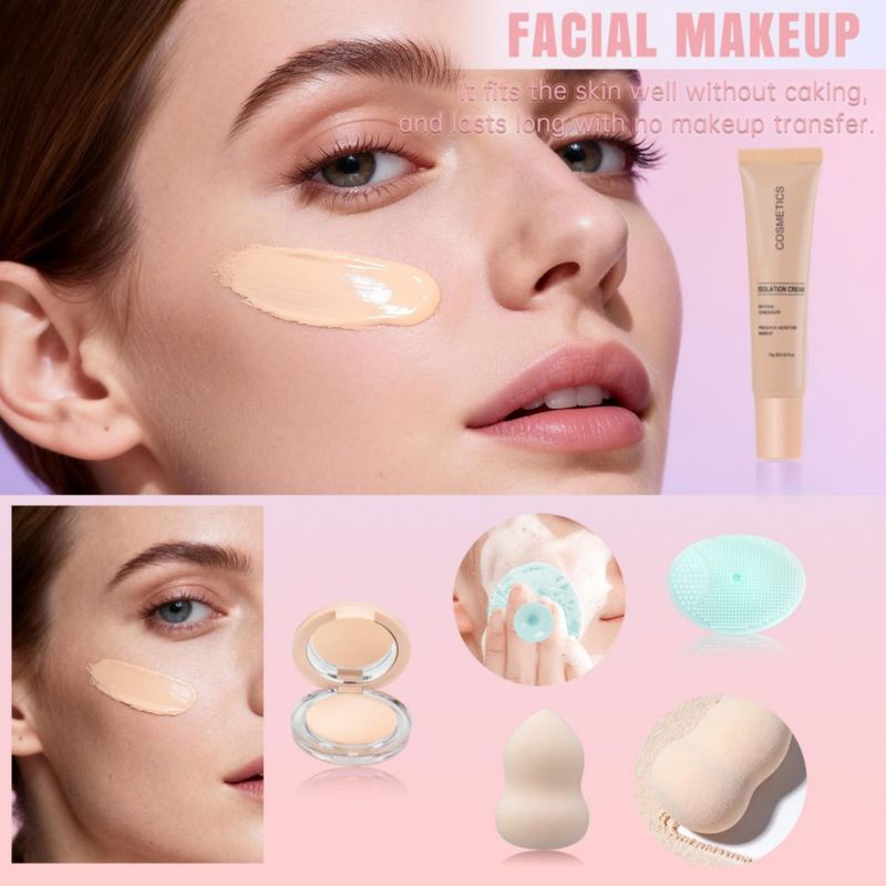 Set de Maquillaje LAZORA para Adolescentes y Niñas – Kit Completo de Regalo