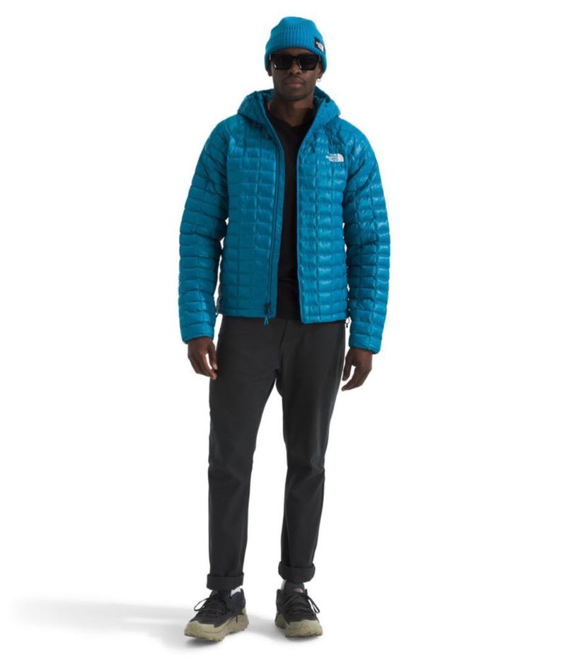 Chaqueta con capucha The North Face ThermoBall Dusk Blue - Talla Grande