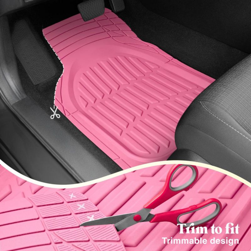 Alfombrillas de coche Carbella Rosa Universal - Set de 4 piezas
