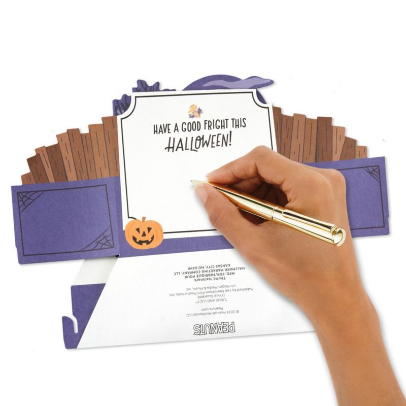 Tarjeta de felicitación Hallmark Peanuts Halloween Pop‑Up