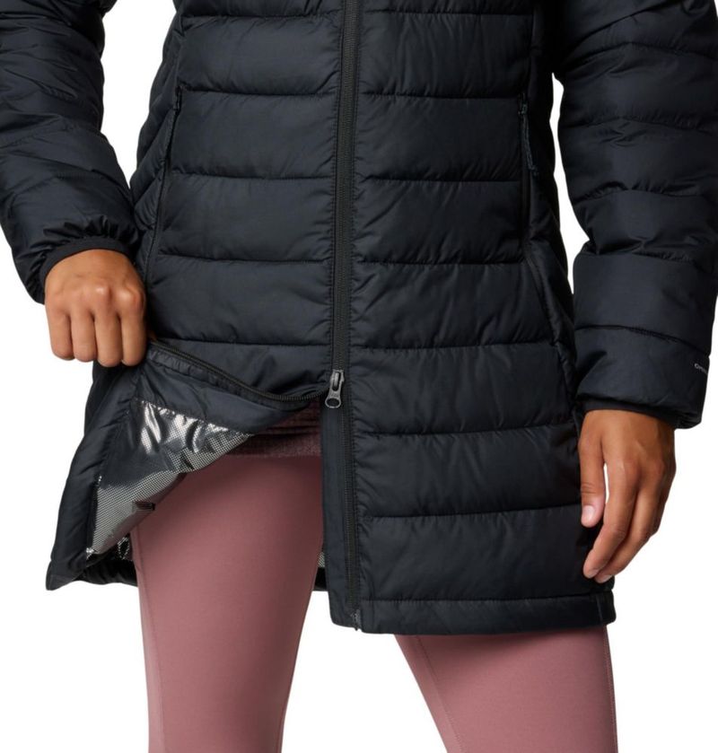Abrigo Columbia Powder Lite II Mid Negro Talla XL