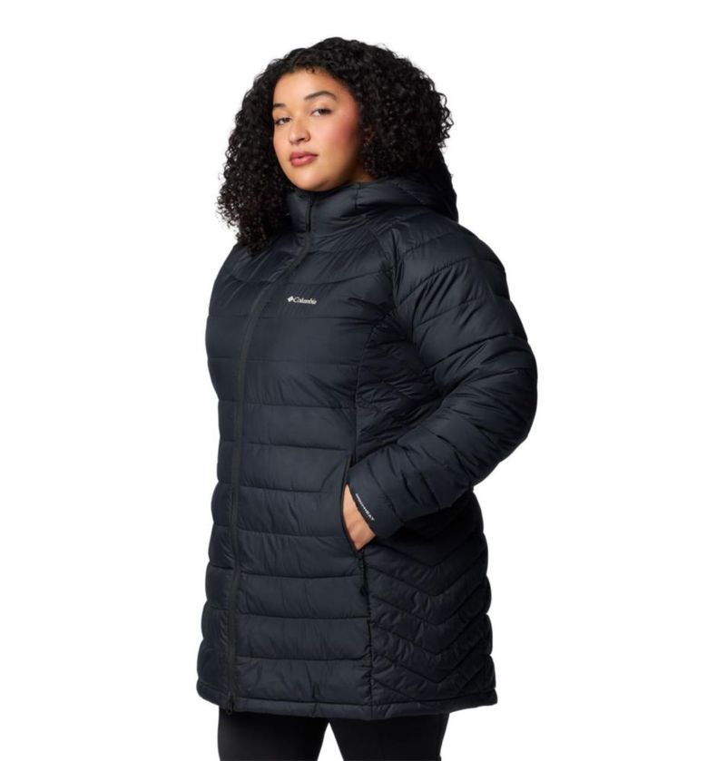 Abrigo Columbia Powder Lite II Mid Negro Talla XL