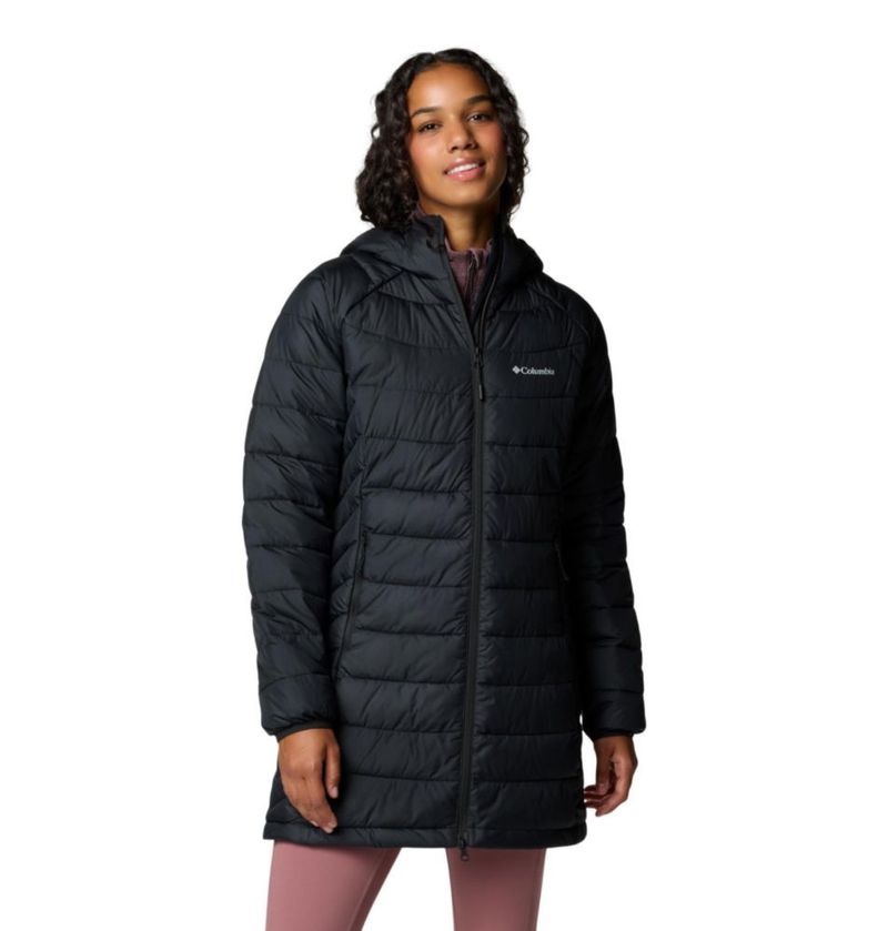 Abrigo Columbia Powder Lite II Mid Negro Talla XL