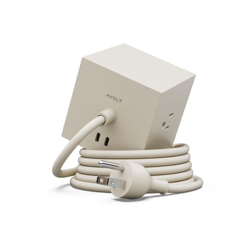Regleta Avolt 1 Nomad Sand 18 m 3 enchufes 2 USB‑C